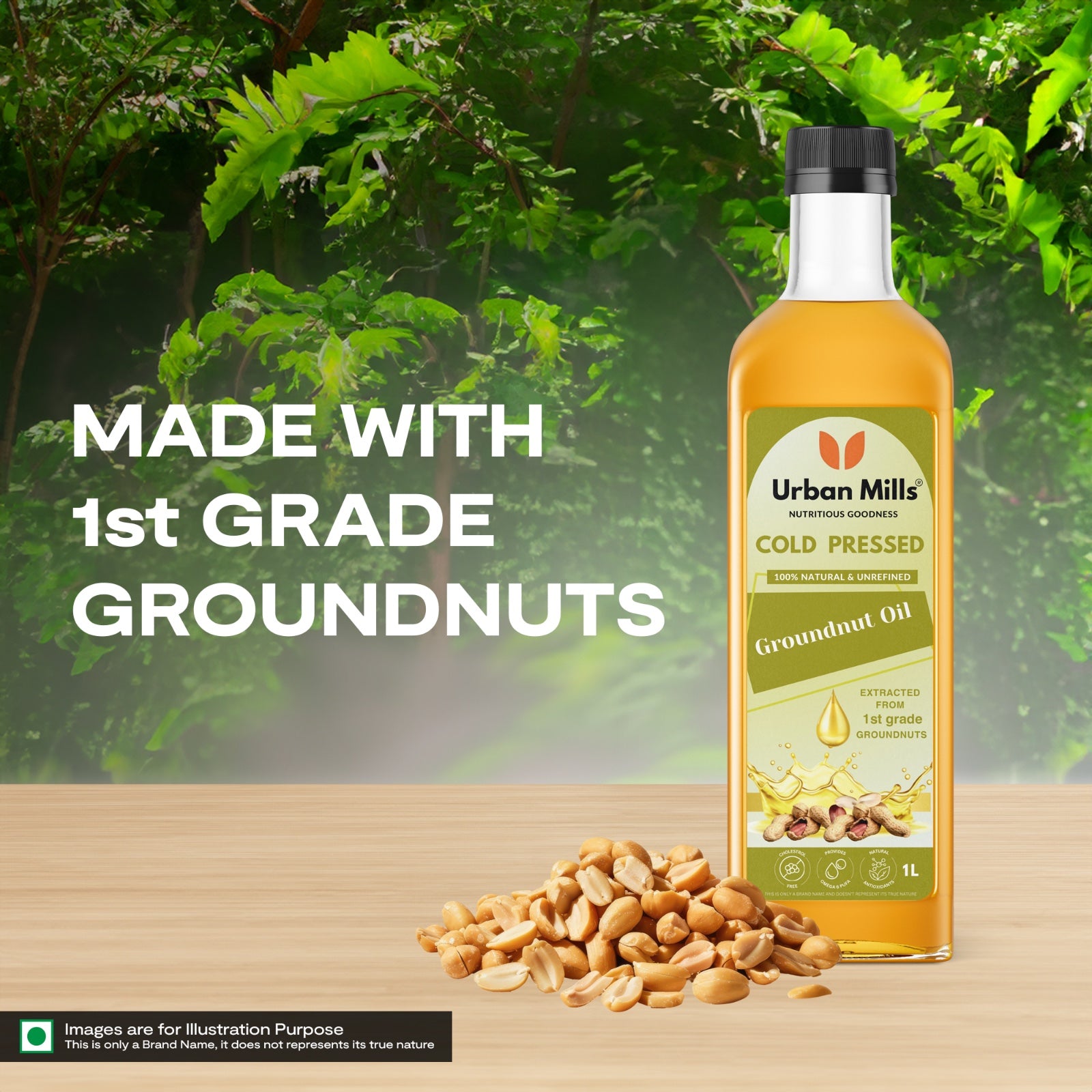 1st grade Groundnut Oil 
Benefits of Groundnut Oil