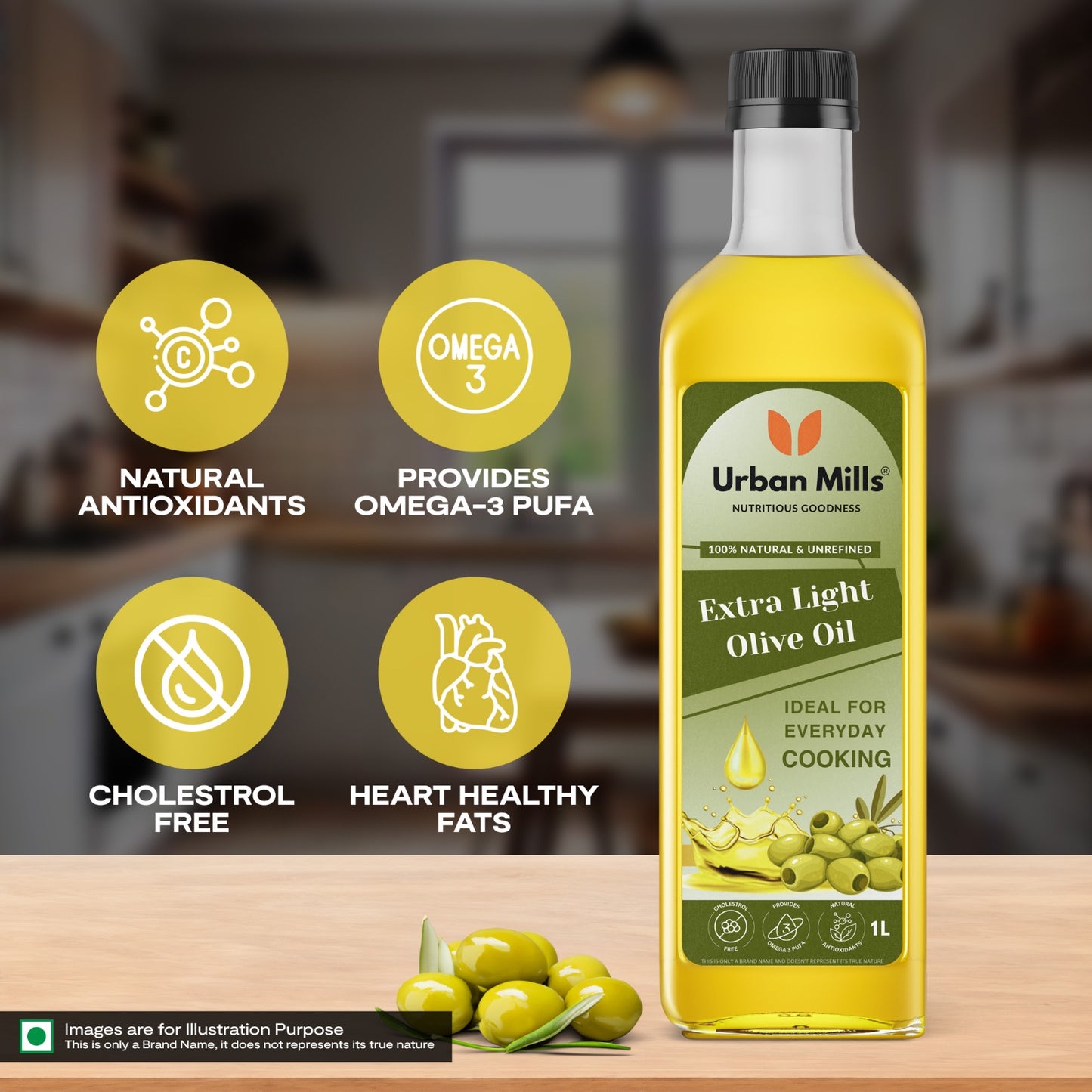 Urban Mills Extra Light Olive Oil