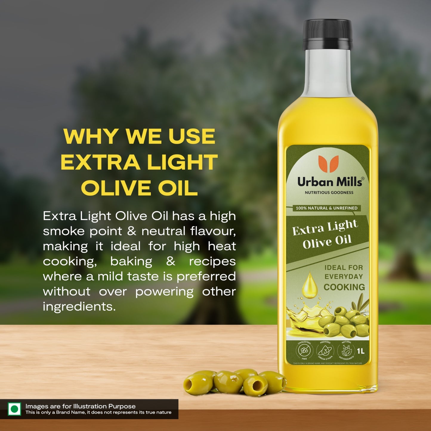 Urban Mills Extra Light Olive Oil